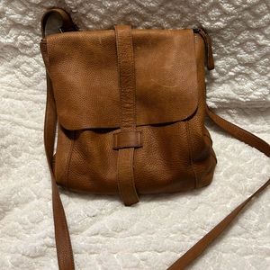 Duluth Trading Company Brown Leather Convertible Backpack